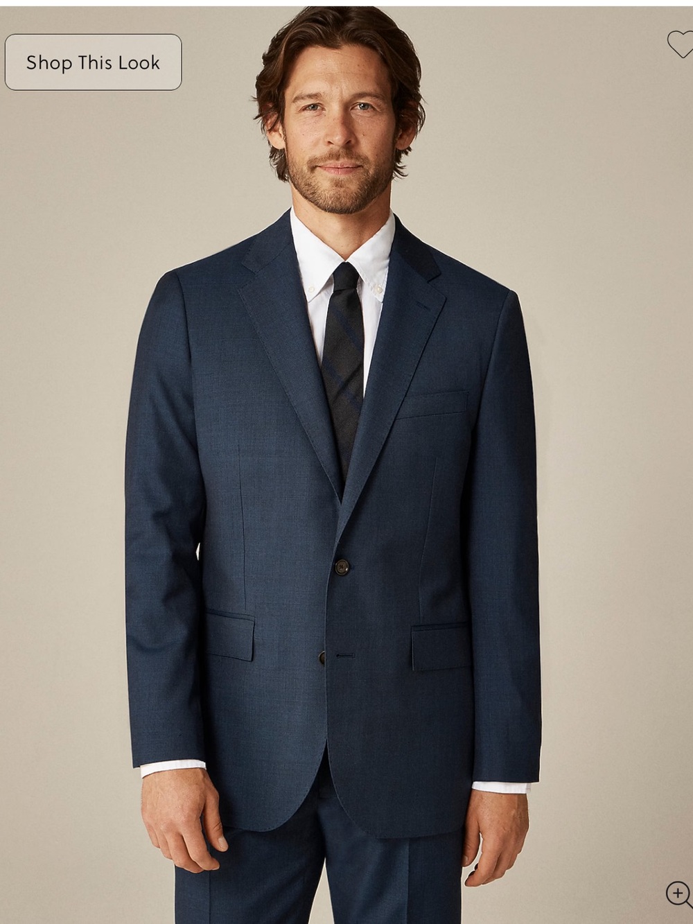 J.Crew Ludlow Slim-fit suit jacket in Italian worsted wool 42R